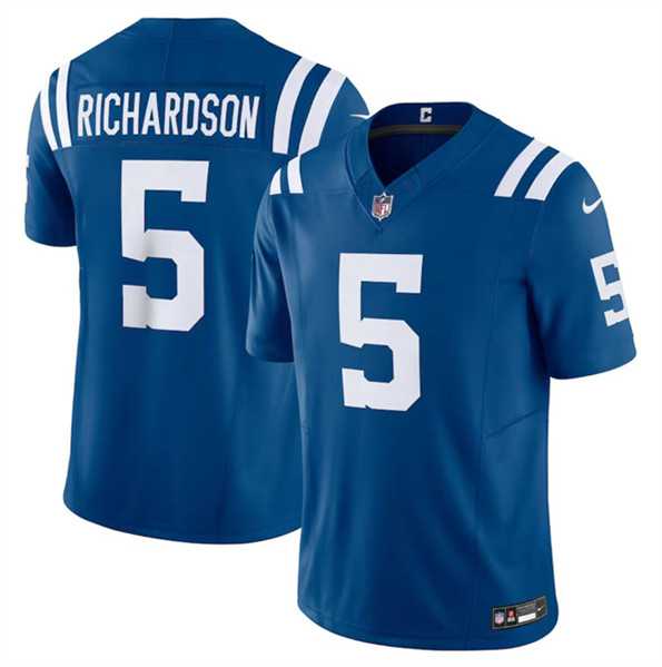 Men & Women & Youth Indianapolis Colts #5 Anthony Richardson Blue 2023 F.U.S.E. Vapor Untouchable Football Stitched Jersey->indianapolis colts->NFL Jersey